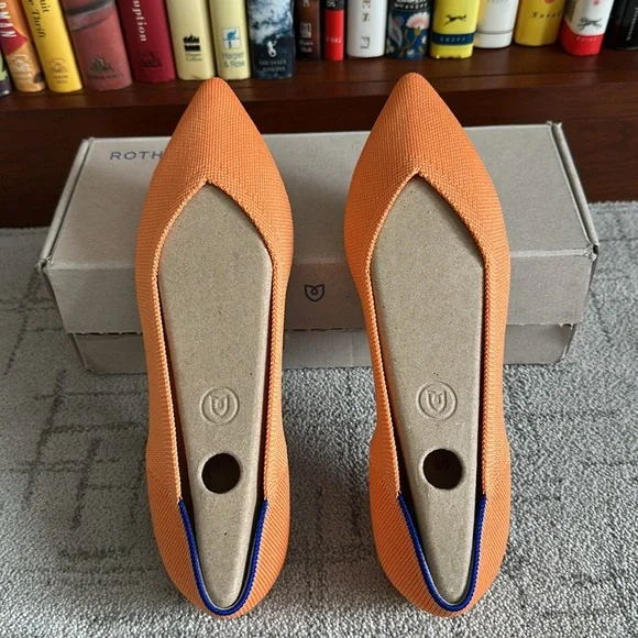 Rothy’s The Point Tangerine size 8.5 - Picture 12 of 12